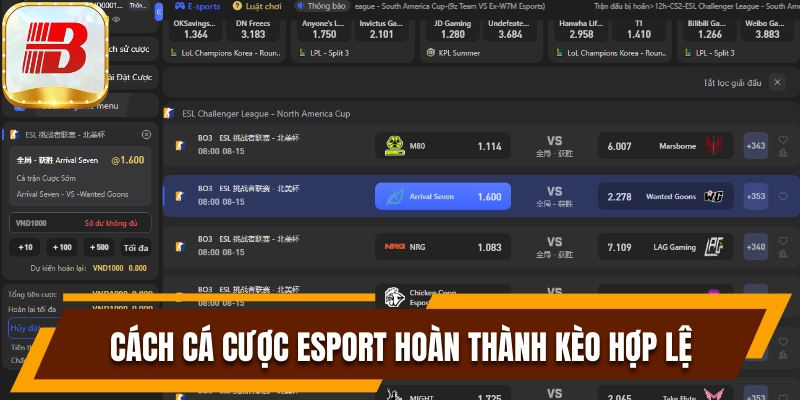 Cách Cá Cược Esport Luôn Thắng Hốt Bạc Khủng Từ Bsport 7 Cách cá cược Esport chi tiết hoàn thành kèo hợp lệ