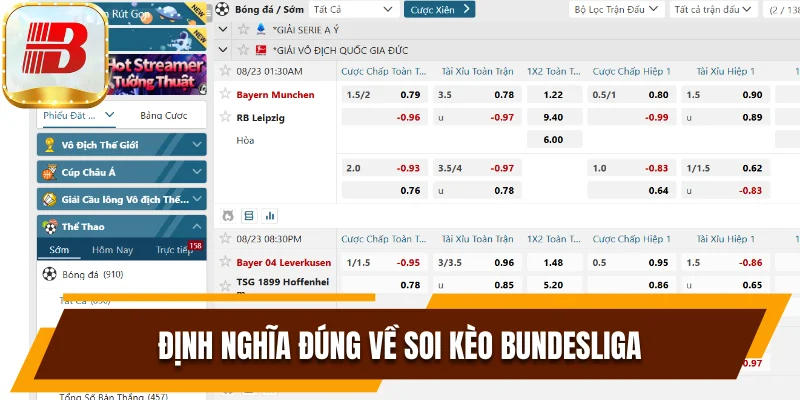 Soi Kèo Bundesliga Và Cách Để Đạt Hiệu Quả Ngay Cược Đầu 6 Định nghĩa đúng về soi kèo Bundesliga