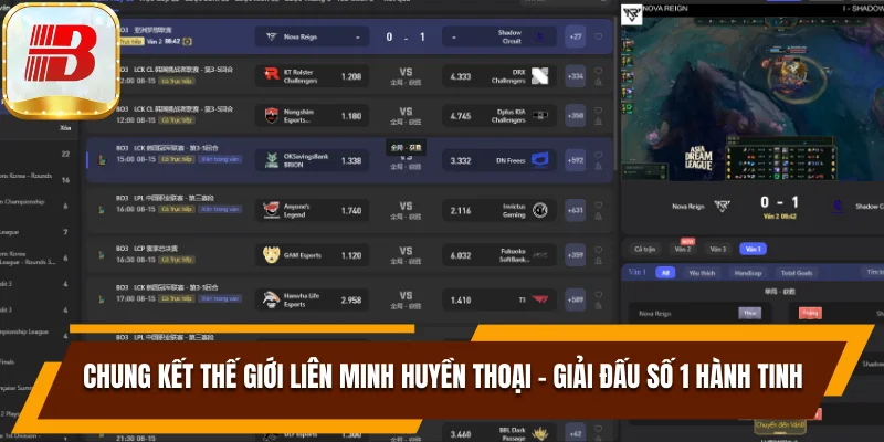 Top 5 Giải Đấu Liên Minh Huyền Thoại Uy Tín Nhất Thế Giới 6 Chung Kết Thế Giới Liên Minh Huyền Thoại - Giải đấu số 1 hành tinh