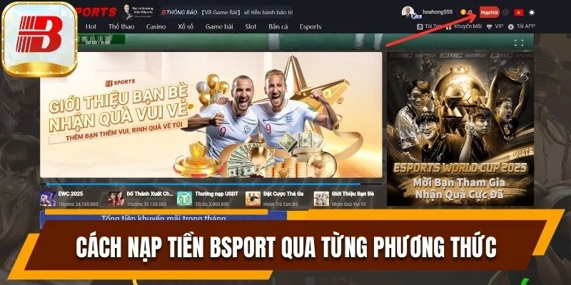 nạp tiền Bsport