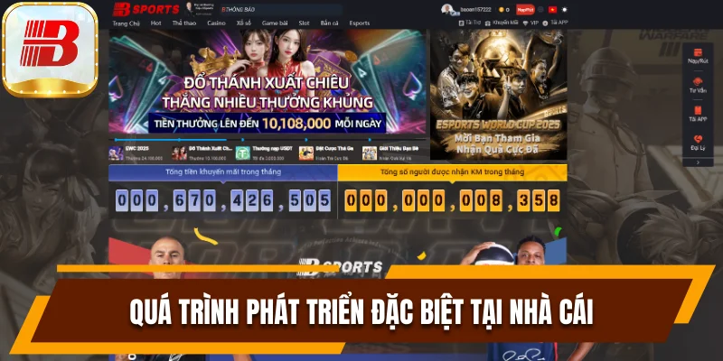 Giới Thiệu Bsport - Điểm Đến Giải Trí Hấp Dẫn Và Đỉnh Cao 4 Quá trình phát triển đặc biệt tại nhà cái