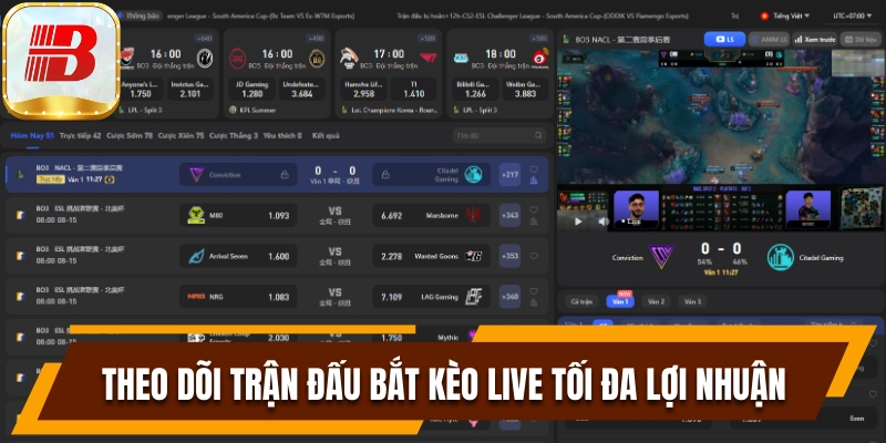 Cách Cá Cược Esport Luôn Thắng Hốt Bạc Khủng Từ Bsport 8 Theo dõi trận đấu bắt kèo live tối đa lợi nhuận
